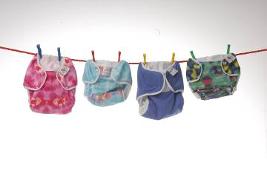 Row of real nappies