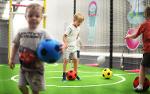 Leisure transformation children playing football