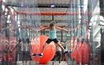 Leisure transformation girl in soft play