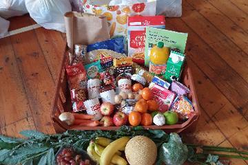 Box of healthy food