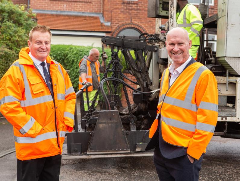 Road resurfacing scheme