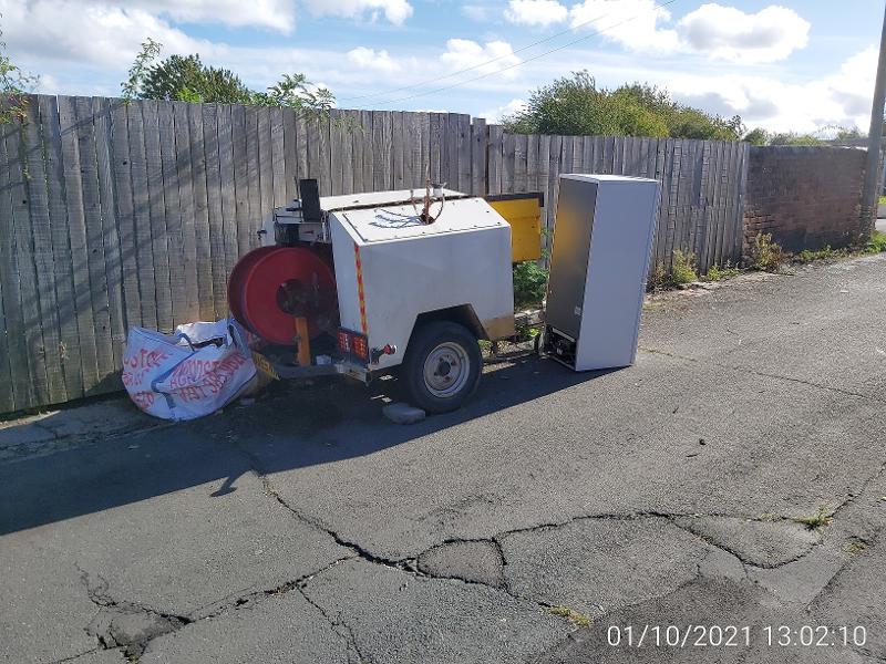 Fridge freezer fly-tip