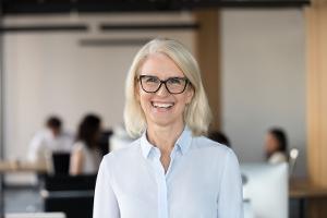 Woman in an office