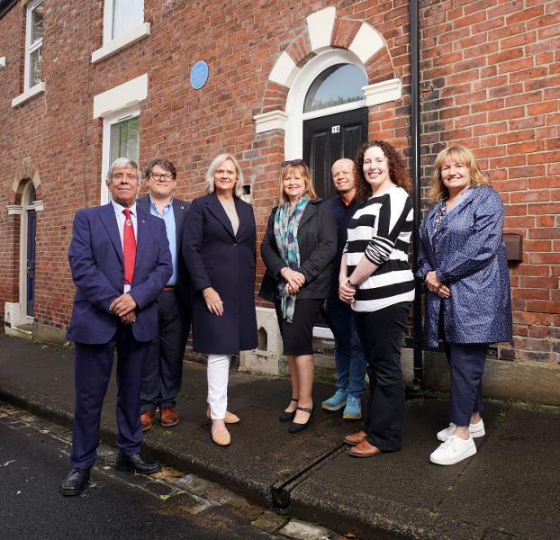 John Forman blue plaque unveiling - 16 Mowbray Street - September 2023