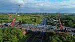 Installation of new pedestrian and cyclist bridge across the A19 adjacent the A182 overbridge