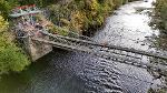 Whorlton Bridge Timber deck removed