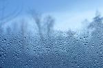 Damp and mould example of condensation on a window