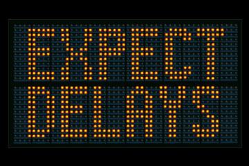 Roadworks - expect delays