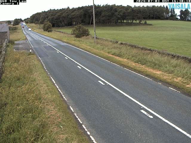 A68 Tow Law weather camera image