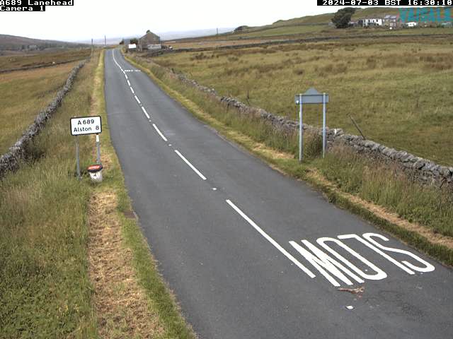 A689 Lanehead weather camera image