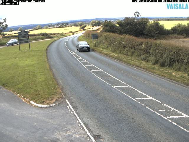 A181 Running Waters weather camera image